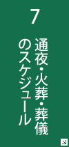 7 葬儀・告別式のスケジュール