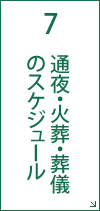 7 葬儀・告別式のスケジュール