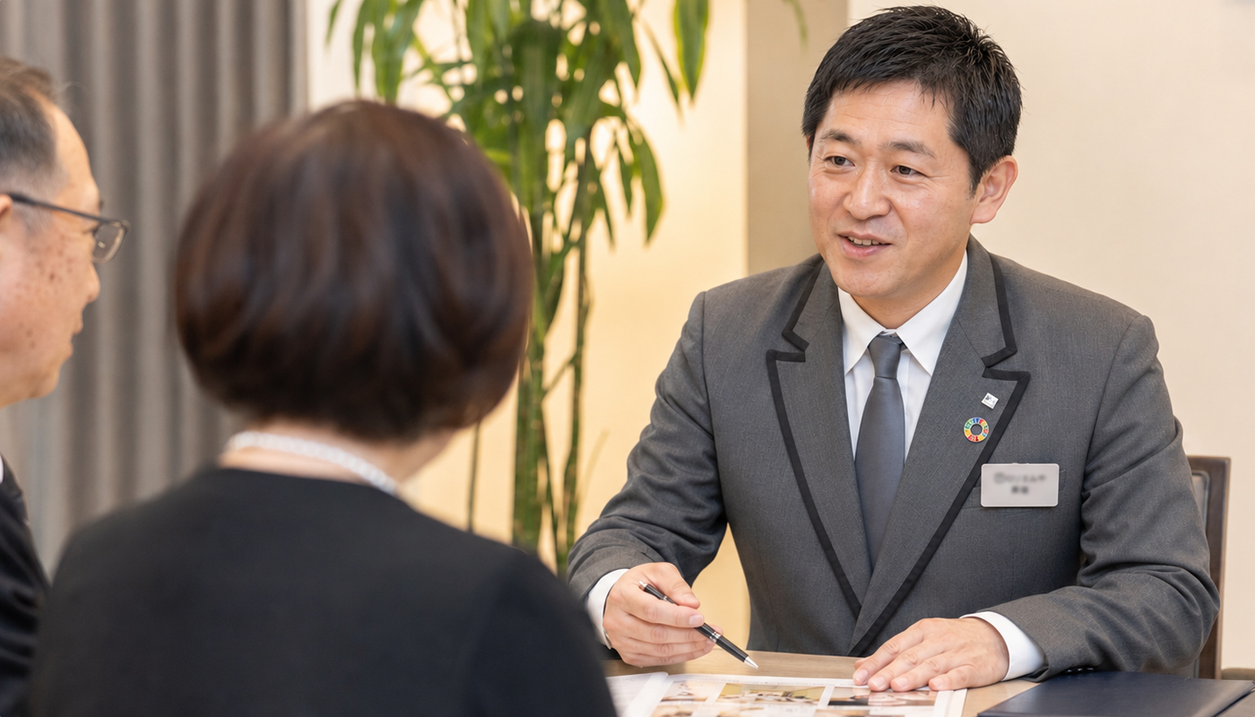 葬祭営業部 部長 25年目